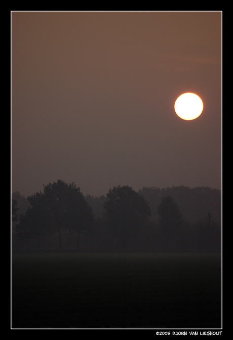 Zonsopkomst in Brabant