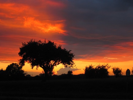 Zonsondergang Zuid-Limburg