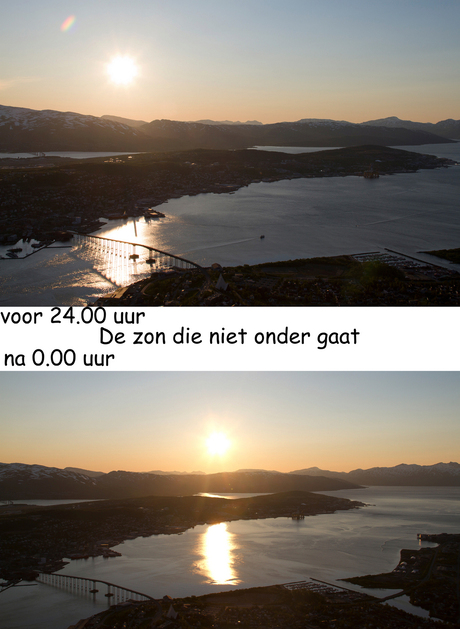 De zon die niet ondergaat