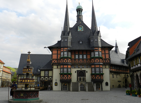 Net een sprookje dit stadhuis in Wernigrode