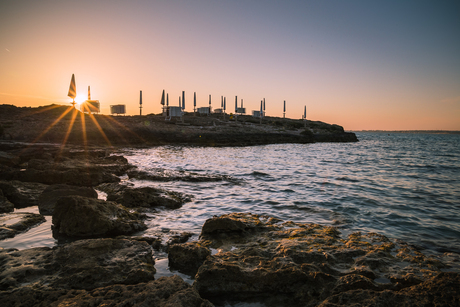 Zonsondergang Punta Della Suina Gallipoli