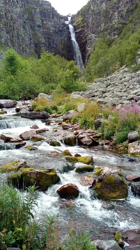 Waterval Njupeskär (Zweden)