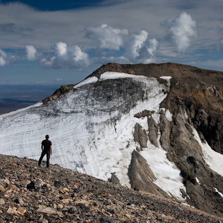 Ikzelf bij Kerlingarfjöll, Ijsland