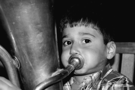 tuba speler