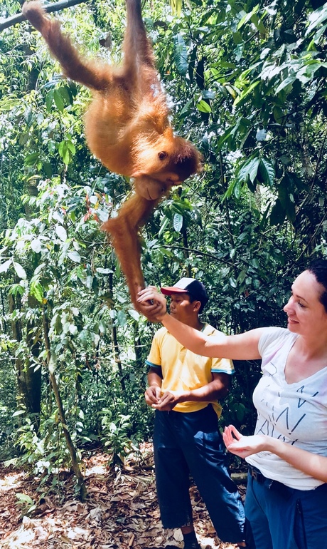 Loving moment in Indonesië - Sumatra