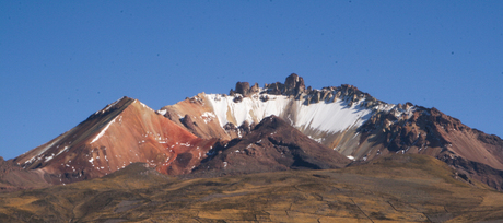 een stille vulkaan bij jirira (Bolivia)