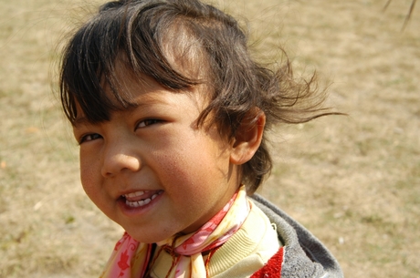 Meisje uit Nepal