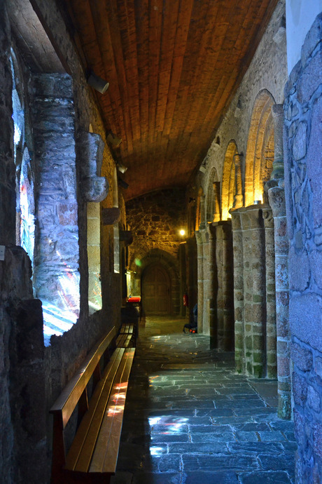 De kerk van binnen.