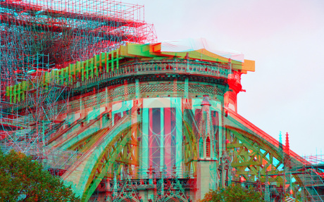 Notre-Dame Paris september 2019 3D