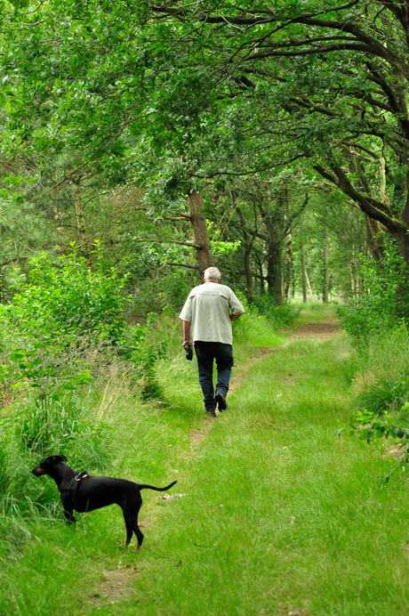 Man met hond