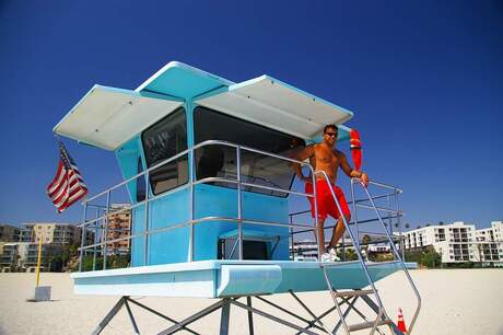 Lifeguard in Long Beach Ca.