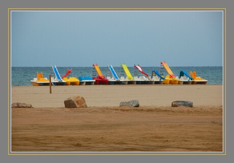 Colors on the beach.