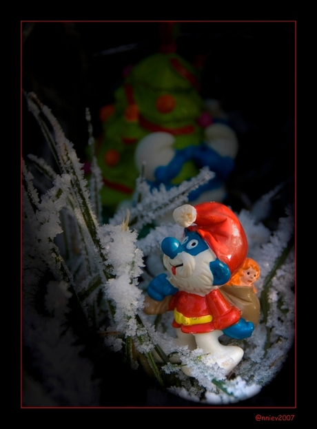 Mijn kerst-smurf