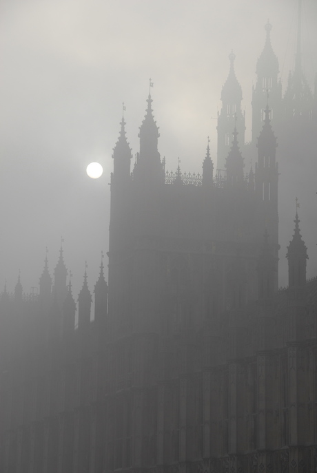 Londen in de mist