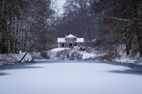 winter cabin