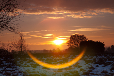 Knipoog van de zon