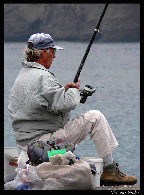 Visser bij Dede de Dios, Gran Canaria