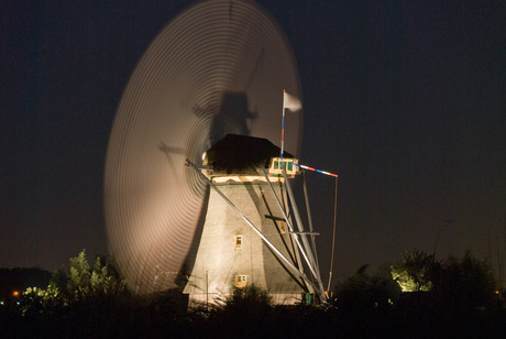 Verlichte molen