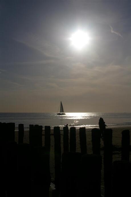 Zeilen op de Noordzee