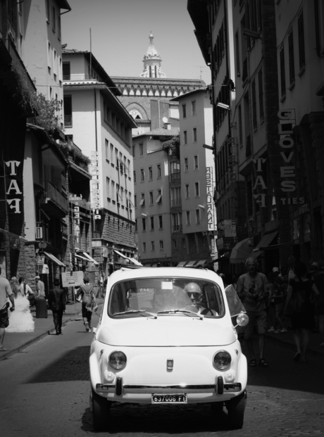 Fiat 500 in Florence.