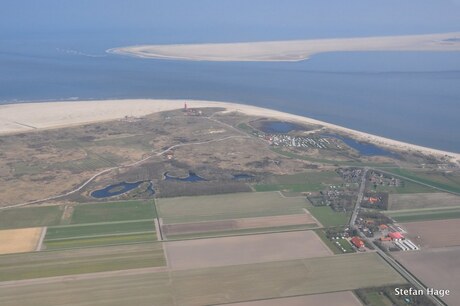 Texel en Vlieland vanuit de lucht