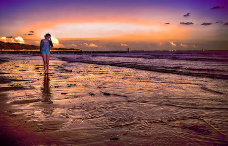 girl at the beach