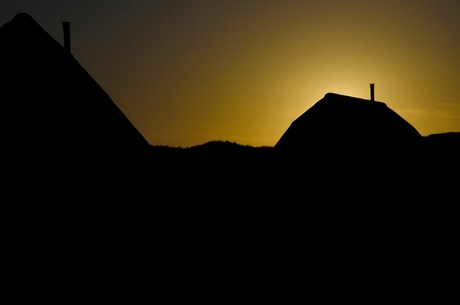 Zonsondergang op Ameland