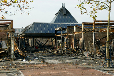 Brand winkelcentrum Stein