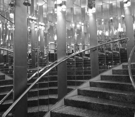 Trap in schoenenzaak