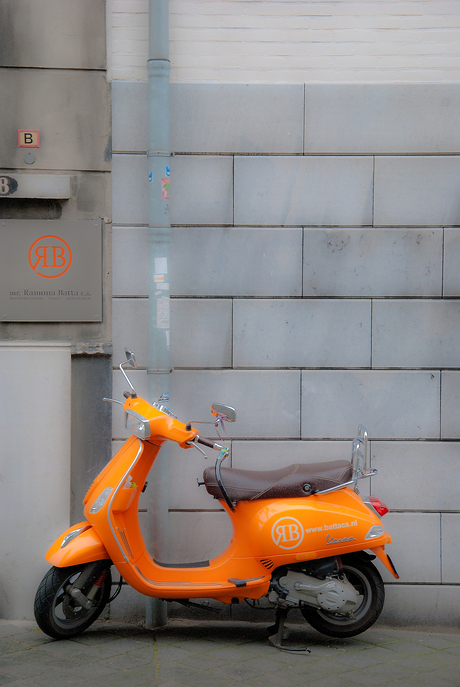 Orange Scooter