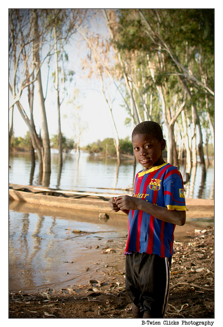 Portrait of a fisher boy