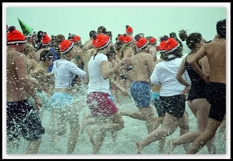 Zandvoort, nieuwjaarsduik 2012