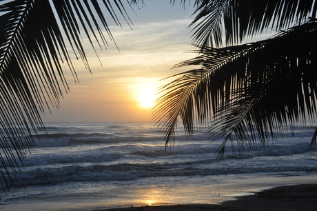 Zonsondergang in Costa Rica
