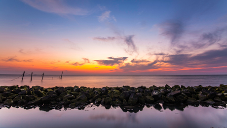 Zonsondergang - Afsluitdijk (HDR)