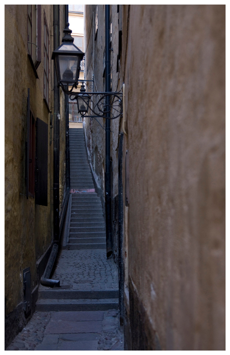 Smalle straatjes in Stockholm II