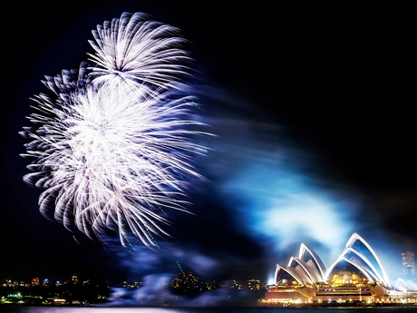 Vuurwerk in Sydney