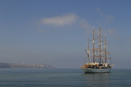 Boottocht Santorini