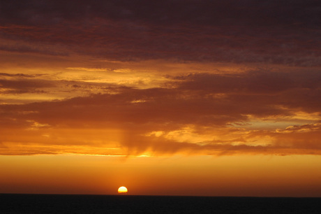 zonsondergang brouwersdam