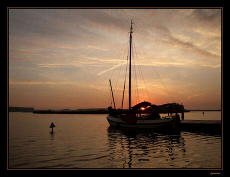 Zonsopkomst Lauwersmeer