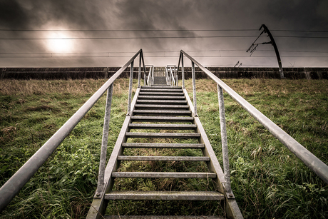 De weg naar het spoor