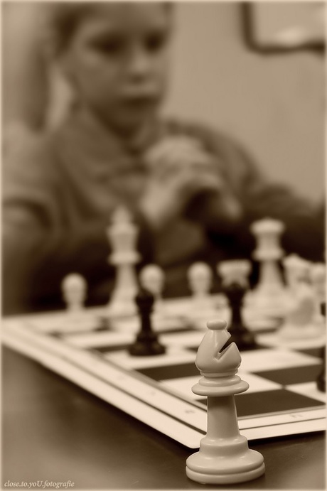 playing chess....