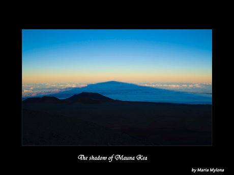 The Shadow of Mauna Kea