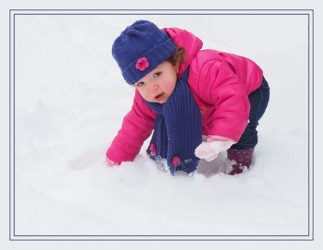 Voor het eerst in de sneeuw