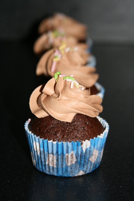 Home made chocolate cupcakes