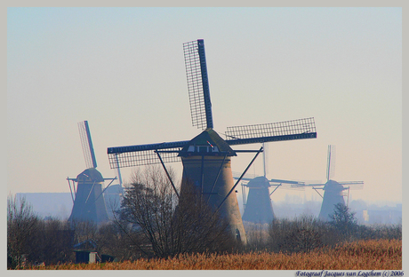 Molens in Kinderdijk