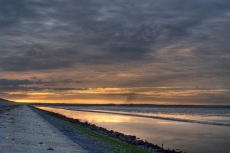 Zeedijk bij Lauwersoog