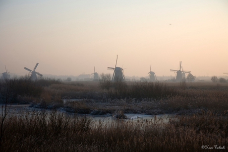 typisch hollands winterlandschap