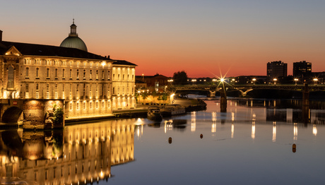 Toulouse at sunset