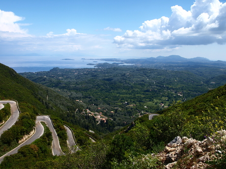 uitzicht over corfu