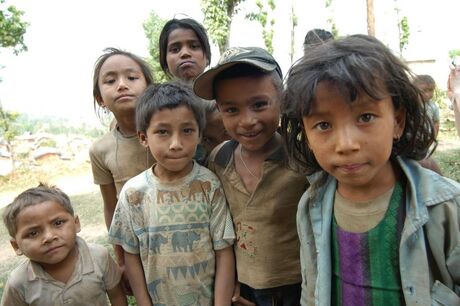 Kids from Nepal